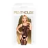 Penthouse - set lingerie sexy cu dantelă și plasă - negru