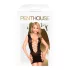 Penthouse - Rochie mini sexy dantelată transparentă - negru - XL