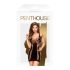 Penthouse Juicy Poison - rochie mini cu bretele (negru) - XL