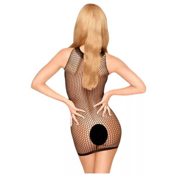 Penthouse - Rochie tip Y din plasă neagră - sexy negru - XL