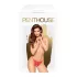 Penthouse - tanga sexy deschisă cu fundiță - dantelă roșie - L/XL