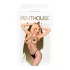 Penthouse - catsuit sexy din plasă, deschis - negru