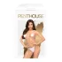 Penthouse - Catsuit sexy deschis - plasă albă - XL