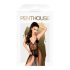 Body din dantelă Penthouse Best Forplay cu voal (negru) - M/L