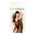 Penthouse - body din dantelă cu eșarfă din tul - negru - L/XL