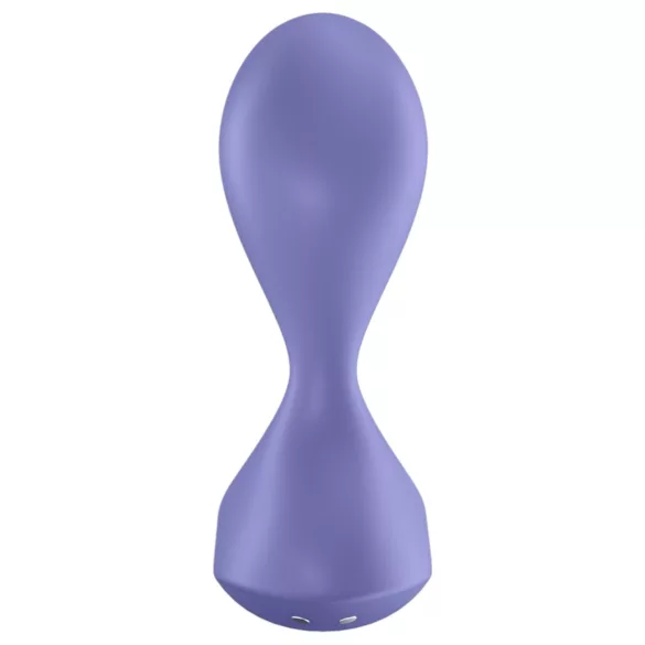 Satisfyer Sweet Seal - vibrator anal controlat prin aplicație (mov)
