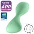 Satisfyer Trendsetter - vibrator anal controlat prin aplicație (verde)