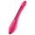 Satisfyer Elastic Joy - vibrator pentru cuplu flexibil, reîncărcabil - roșu