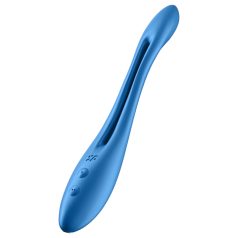   Satisfyer - vibrator pentru cupluri flexibil, reîncărcabil - albastru