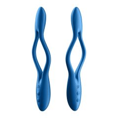   Satisfyer Elastic Game - vibrator flexibil și reîncărcabil pentru cupluri (albastru)