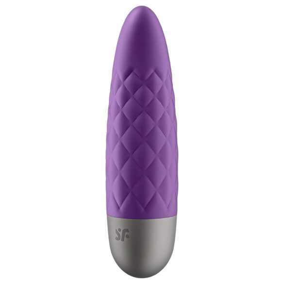 Satisfyer - Vibrator mini cu acumulator, rezistent la apă - mov