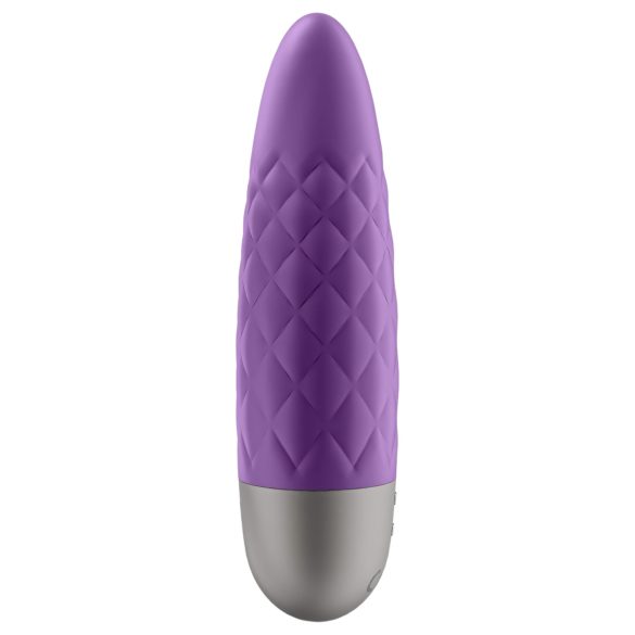 Satisfyer - Vibrator mini cu acumulator, rezistent la apă - mov