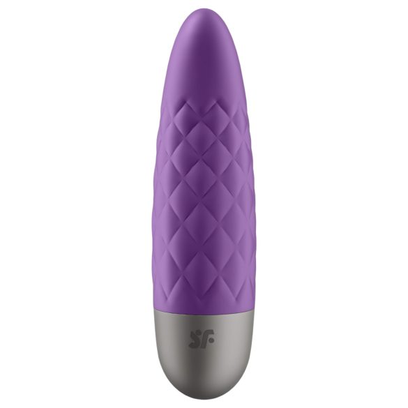 Satisfyer - Vibrator mini cu acumulator, rezistent la apă - mov