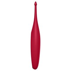   Satisfyer Twirling Fun - Vibrator clitoridian reîncărcabil, rezistent la apă (roșu)