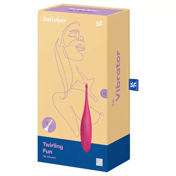 Satisfyer Twirling Fun - vibrator clitoridian reîncărcabil, rezistent la apă
