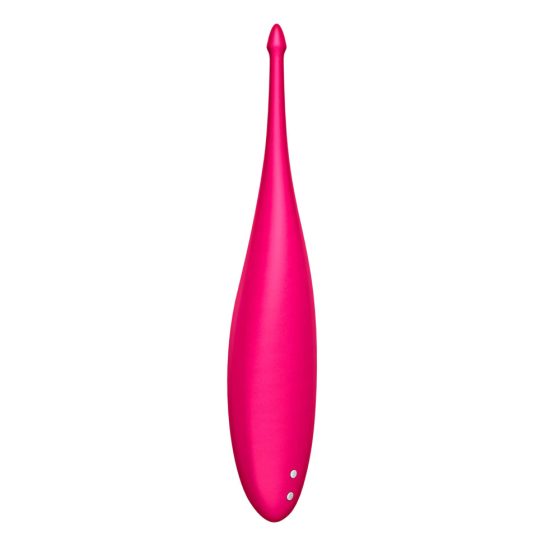 Satisfyer Twirling Fun - vibrator pentru clitoris, rezistent la apă, cu baterie incorporată (magenta)