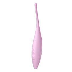   Satisfyer Twirling Joy - vibrator clitoridian inteligent, impermeabil (roz)