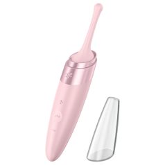   Satisfyer Twirling Delight - vibrator clitoridian impermeabil - roz