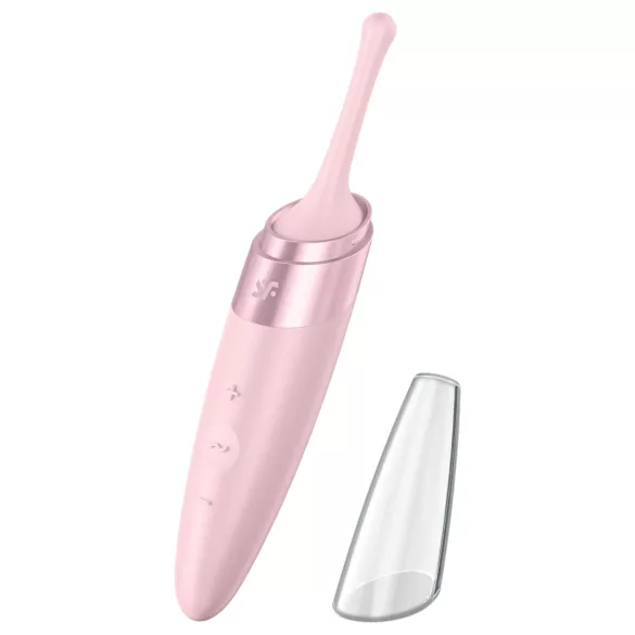 Satisfyer Twirling Delight - vibrator clitoridian impermeabil - roz