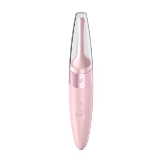Satisfyer Twirling Delight - vibrator clitoridian cu baterie, rezistent la apă (roz)