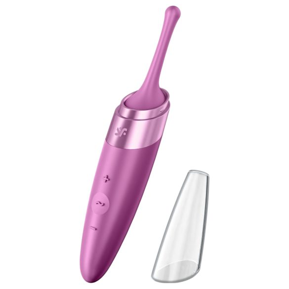 Satisfyer Twirling Delight - vibrator clitoridian rezistent la apă (mov)