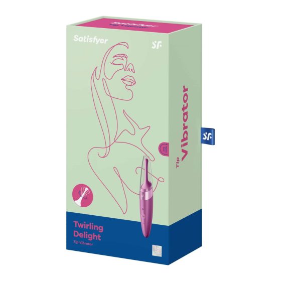 Satisfyer Twirling Delight - vibrator clitoridian cu acumulator, rezistent la apa (mov)