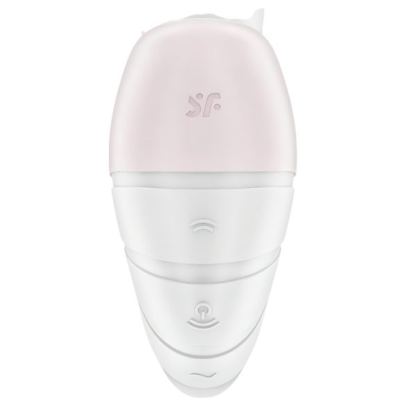 Satisfyer Supernova - vibrator 2în1 cu unde de aer și reîncărcabil - alb