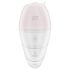 Satisfyer Supernova - vibrator 2în1 cu unde de aer și reîncărcabil - alb