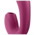 Satisfyer Sunray - vibrator cu unde de aer 2în1 cu acumulator - roșu