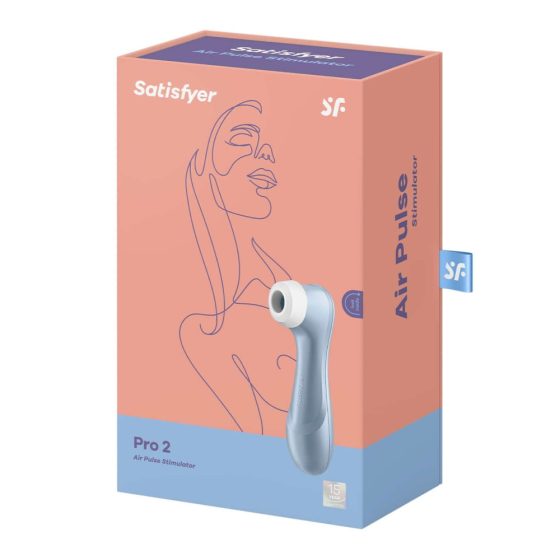 Satisfyer Pro 2 Gen2 - stimulator clitoridian cu baterie și unda de aer (Albastru)