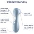 Satisfyer Pro 2 Gen2 - Stimulator cu unde de aer reîncărcabil (Albastru)