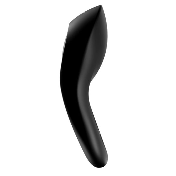 Satisfyer Legendary Duo - inel vibratoare pentru penis, cu baterie (negru)