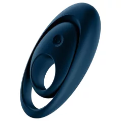 Satisfyer - inel vibratoare pentru penis - silicon albastru
