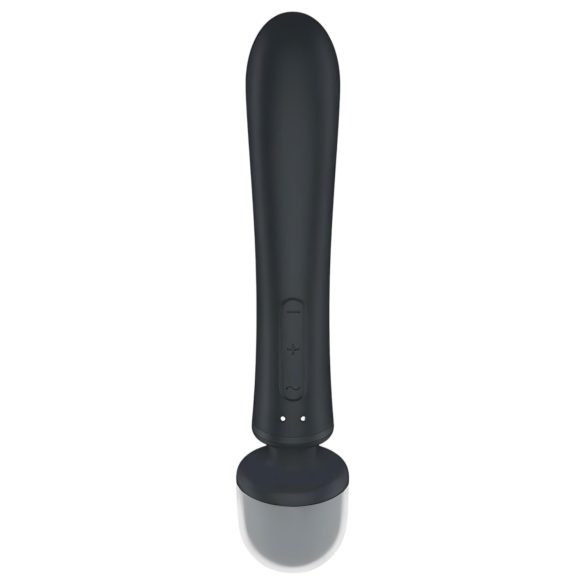 Satisfyer Triple Lover - vibrator pentru punctul G și masaj - argintiu