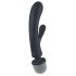 Satisfyer Triple Lover - vibrator pentru punctul G și masaj - argintiu