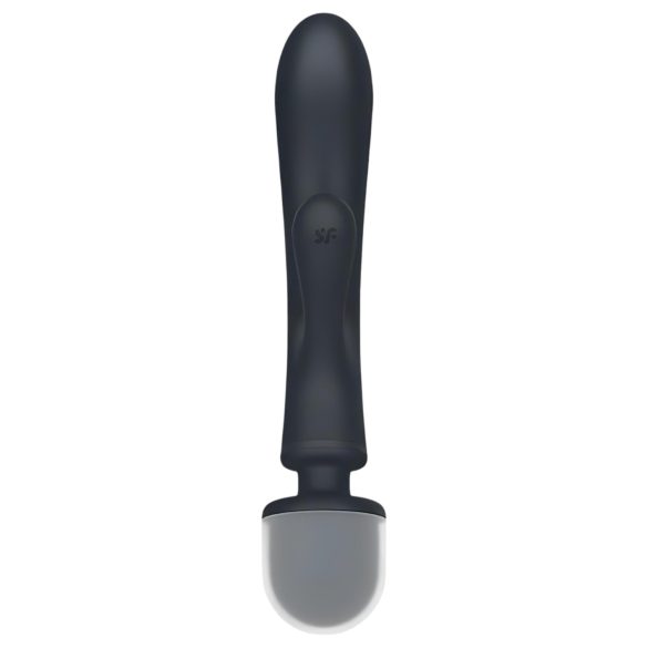 Satisfyer Triple Lover - vibrator pentru punctul G și masaj - argintiu