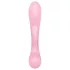 Satisfyer Triple Oh - vibrator cu braț pentru clitoris, reîncărcabil, roz