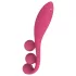 Satisfyer Tri Ball 1 - vibrator multifuncțional reîncărcabil - roșu
