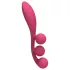Satisfyer Tri Ball 1 - vibrator multifuncțional reîncărcabil - roșu