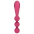 Satisfyer Tri Ball 1 - vibrator multifuncțional reîncărcabil - roșu