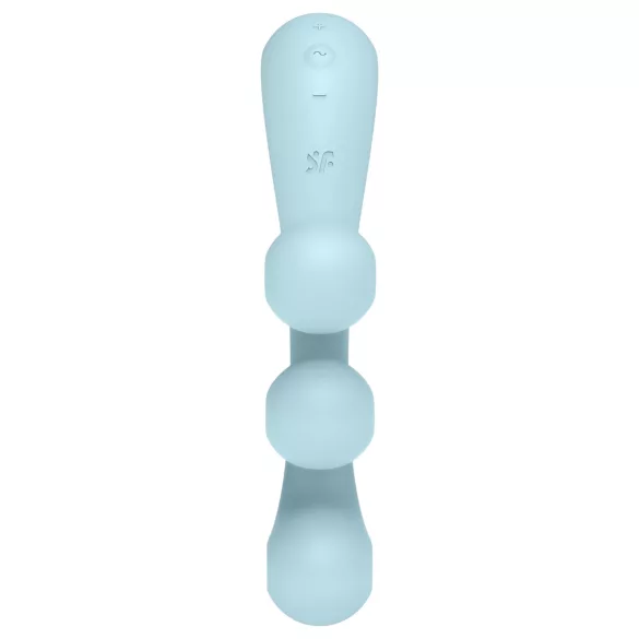 Satisfyer Tri Ball 2 - vibrator multifuncțional - silicon - verde mentă