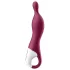 Satisfyer - vibrator punct A reincarcabil - silicon roșu