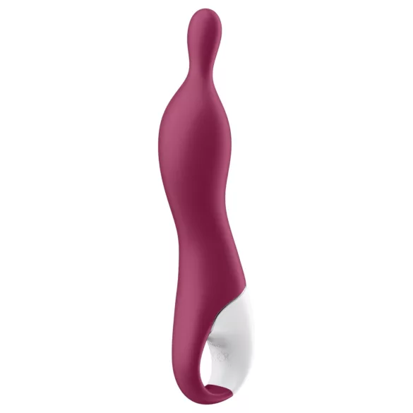 Satisfyer - vibrator punct A reincarcabil - silicon roșu