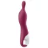 Satisfyer - vibrator punct A reincarcabil - silicon roșu