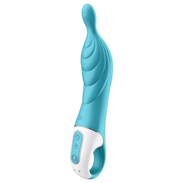 Satisfyer A-Mazing 2 - vibrator A-spot reincărcabil - turcoaz