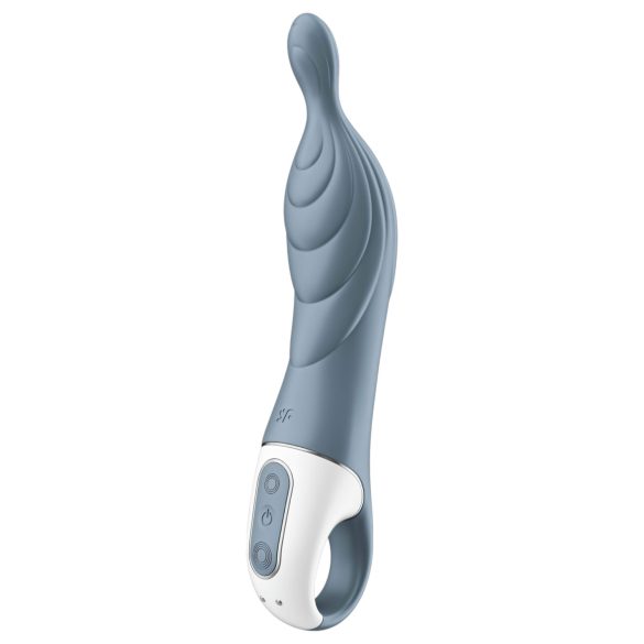 Satisfyer A-Mazing 2 - vibrator cu punctul A, reîncărcabil (gri)