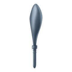   Satisfyer Bullseye - penis inel vibrator cu acumulator, control inteligent (albastru închis)