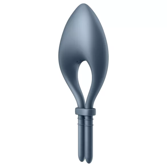 Satisfyer Bullseye - Inel pentru penis cu vibrații controlat prin aplicație, pentru bărbați (gri)