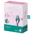 Satisfyer Bullseye - Inel pentru penis cu vibrații controlat prin aplicație, pentru bărbați (gri)