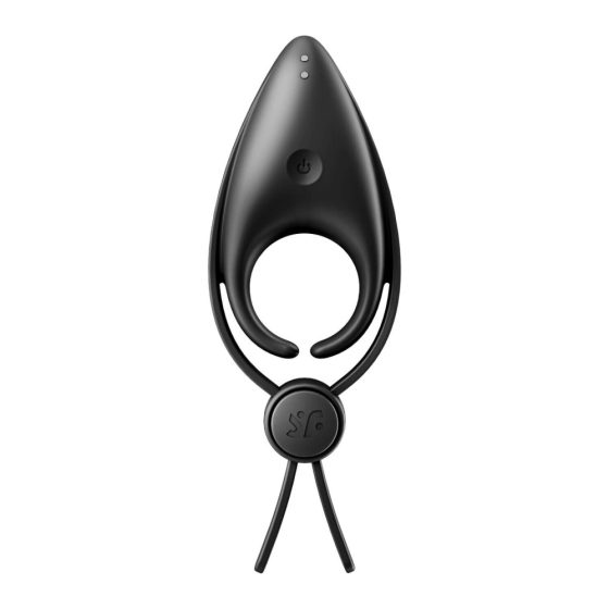 Satisfyer Sniper - inel vibrator pentru penis cu baterie (negru)